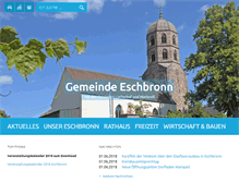 Tablet Screenshot of eschbronn.de